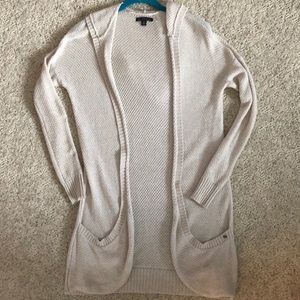 American Eagle Off White Cardigan